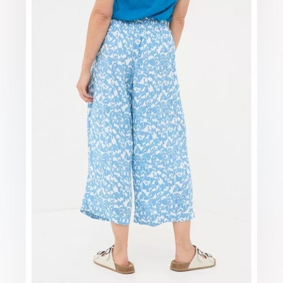 Women's Fatface Shirwell Med‎ Geo Cropped Trousers - Picture 3 of 4